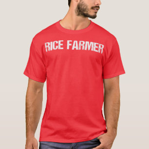 Rice Farmer Simple Title T-Shirt