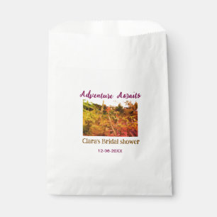 Rice fields adventure awaits bridal shower name fa favour bag