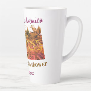 Rice fields adventure awaits bridal shower name fa latte mug