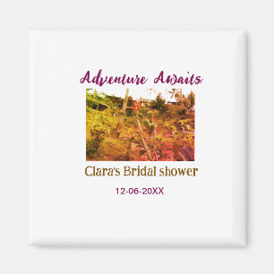 Rice fields adventure awaits bridal shower name fa magnet