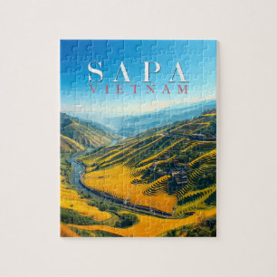 Rice fields in Sapa, Vietnam Jigsaw Puzzle