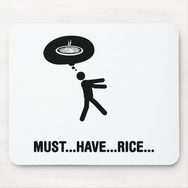 Rice Lover Mouse Pad (Front)
