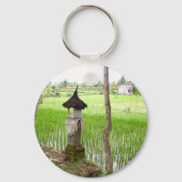 Rice Paddy, Temple, Ubud Bali, Indonesia