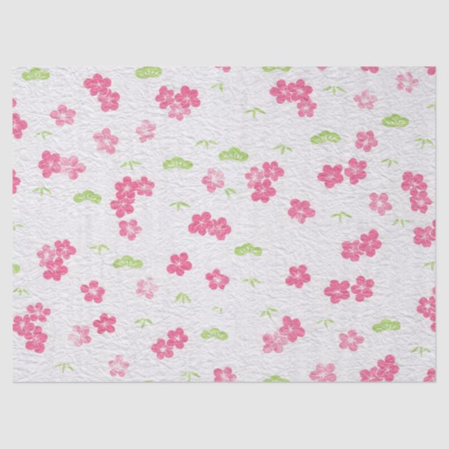 Rice Paper Look Cherry Blossom Sakura Gift Tissue (Front)