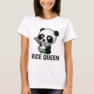 RICE QUEEN T-shirts, RICE LOVER Ladies Funny T-Shirt