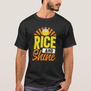 Rice Shine Asian Food Rice Farmers T-Shirt