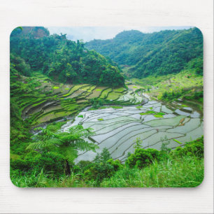 Rice terrace landscape, Philippines Mouse Pad