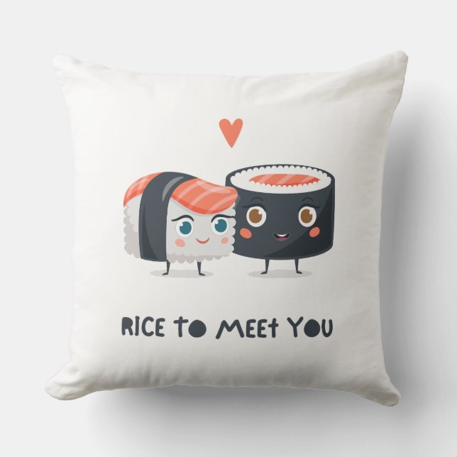 Rice To Meet You Cushion (Front)