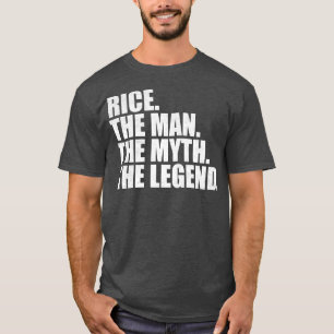 RiceRice Family name Rice last Name Rice Surname R T-Shirt