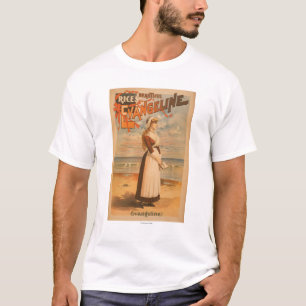 Rice's beautiful Evangeline Woman at Ocean T-Shirt