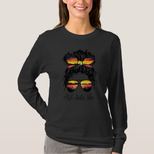 Rich Auntie Vibes Aunt Women Best Aunty Mothers Da T-Shirt