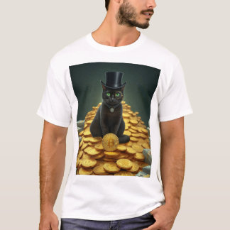Rich Bitcoin Cat T-Shirt