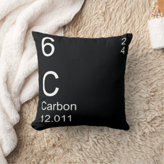 Rich Black Carbon Element Cushion