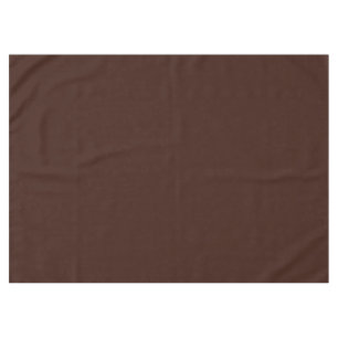 Rich Brown colour background Customisable Tablecloth