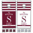 Rich Burgundy Family Name/Monogram