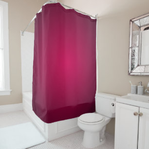 Rich Burgundy Wine Gradient Shades Shower Curtain