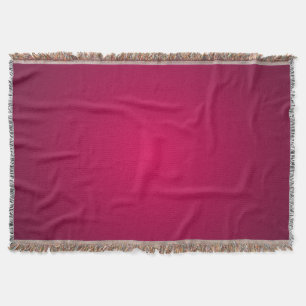 Rich Burgundy Wine Gradient Shades Throw Blanket