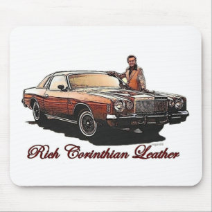 Rich Corinthian Leather mouse pad