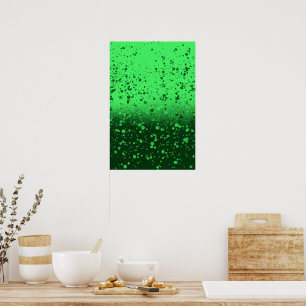 Rich Emerald Minimalist Art Poster