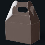 Rich Espresso Favour Box<br><div class="desc">☕ Rich Espresso A bold and grounding shade, Rich Espresso draws its warmth from the deep richness of freshly brewed coffee. This luxurious brown sits at the intersection of comfort and sophistication—dark enough to anchor a design, yet warm enough to invite curiosity. Colour Meaning & Mood: Often associated with strength,...</div>