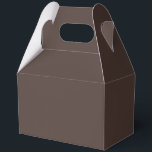 Rich Espresso Favour Box<br><div class="desc">☕ Rich Espresso A bold and grounding shade, Rich Espresso draws its warmth from the deep richness of freshly brewed coffee. This luxurious brown sits at the intersection of comfort and sophistication—dark enough to anchor a design, yet warm enough to invite curiosity. Colour Meaning & Mood: Often associated with strength,...</div>