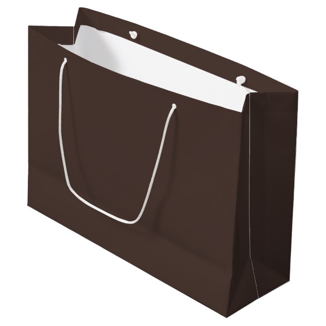 Rich Espresso Large Gift Bag (Front Angled)