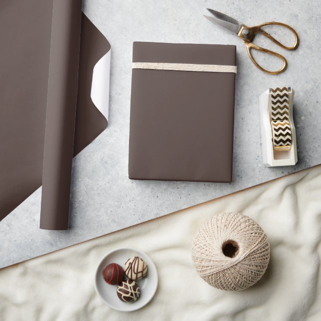 Rich Espresso Wrapping Paper (Crafts)