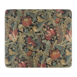 Rich Floral Tapestry Brocade Antique Classic Cutting Board