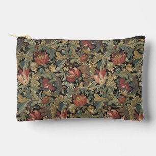 Rich Floral Tapestry Brocade Antique Victorian Accessory Pouch