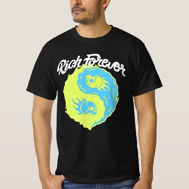 rich forever retro T-Shirt (Front)