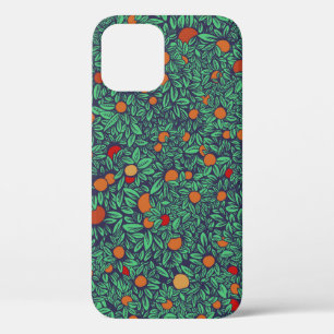 Rich fruit garden trees crown - vintage seamless p iPhone 12 case