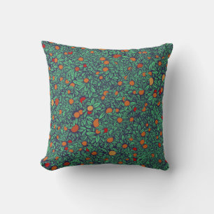 Rich fruit garden trees crown - vintage seamless p cushion