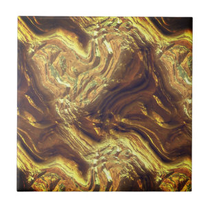 Rich Gold Color Mosaic Ceramic Tile