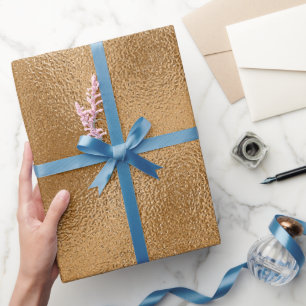 Rich Gold Glass Abstract Wrapping Paper