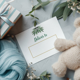 Rich Green Golden Theme Envelope