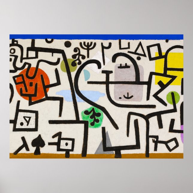 Rich Harbour by Paul Klee Poster (Front)
