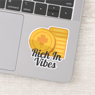 Rich In Vibes St Patrick's Day Gold Coins