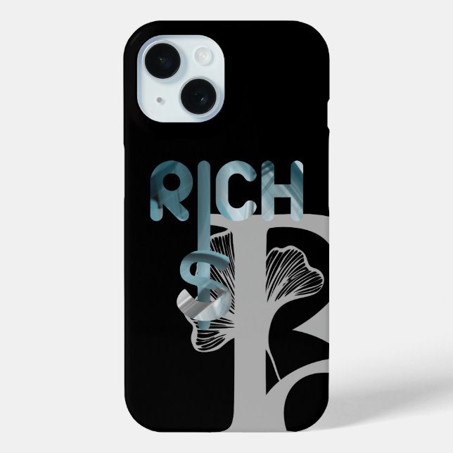 RICH iPhone Cases Trend Abstract Blue Ocean (Back)