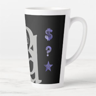 RICH Latte Mug Abstract Home Trend Lavender Violet
