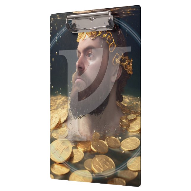 Rich Man Rune Clipboard |Feoh Fehu Viking Anglo (Left)