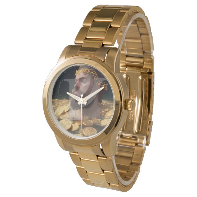 Rich Man Rune Watch |Feoh Fehu Anglo-Saxon Viking (Angled)