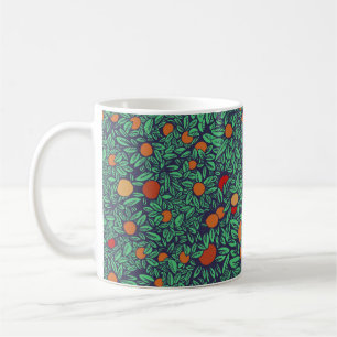 Rich Orchard: Vintage Tree Pattern. Coffee Mug
