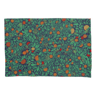 Rich Orchard: Vintage Tree Pattern. Pillowcase