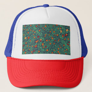 Rich Orchard: Vintage Tree Pattern. Trucker Hat