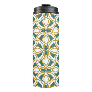 rich ornament. Sloping seamless colorful ornament Thermal Tumbler