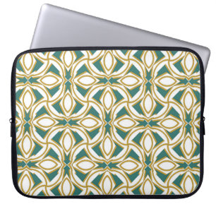 rich ornament. Sloping seamless colourful ornamen Laptop Sleeve