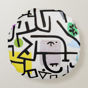 Rich Port, Paul Klee Round Cushion