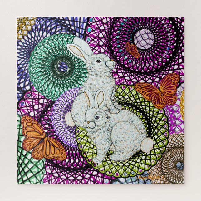 Rich Rabbit Jigsaw Puzzle (Vertical)