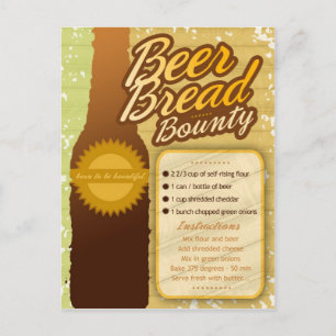 Rich Recipes BEER BREAD BOUNTY Postcard