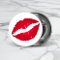 Rich Red Lipstick Kiss Print